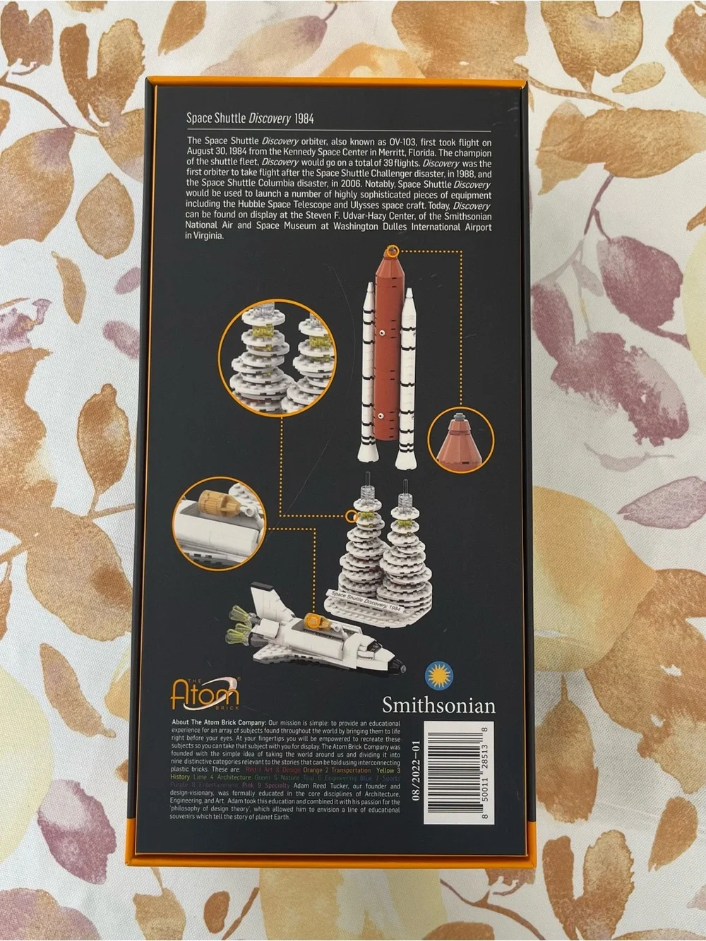 Space Shuttle Discovery The Atom Brick Premium Building Model Construction Kit